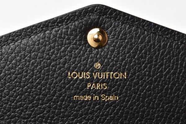 m211210 17 lv 8 Louis Vuitton Portefeuille Sarah Monogram Empreinte Noir