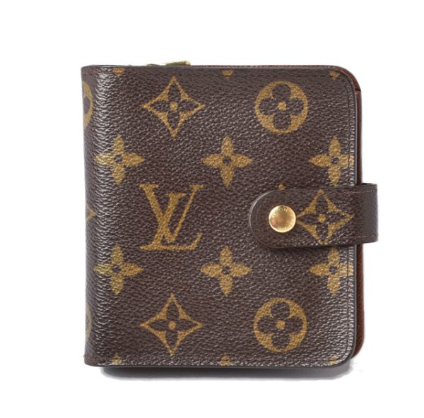 m211210 18 lv 1 Louis Vuitton Zip Wallet Folding Monogram