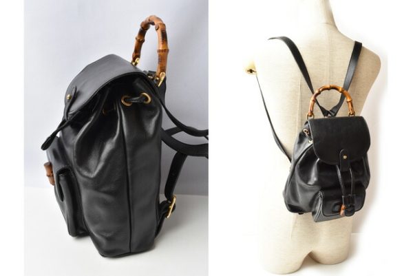 m211210 29 g 2 Gucci Mini Rucksack Black