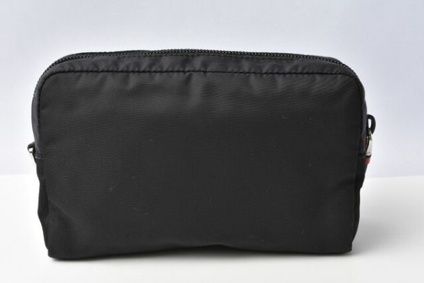 m211210 32 p 6 Prada Pouch Accessory Case Tessuto Nylon Black