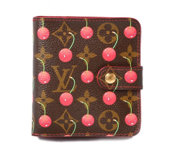 m211210 44 lv 1 Louis Vuitton Wallet Ship Monogram Cherry