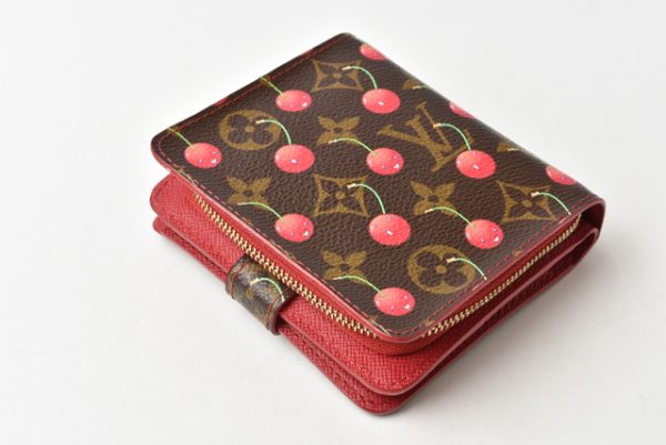 m211210 44 lv 3 Louis Vuitton Wallet Ship Monogram Cherry