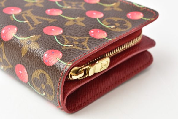 m211210 44 lv 6 Louis Vuitton Wallet Ship Monogram Cherry