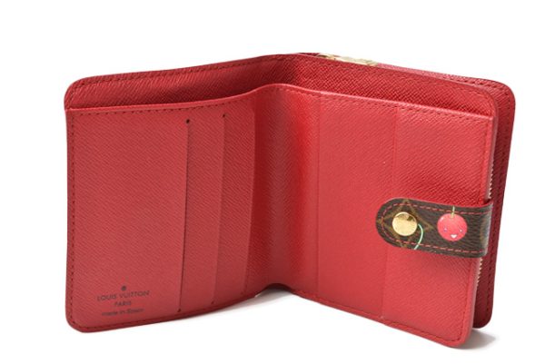 m211210 44 lv 9 Louis Vuitton Wallet Ship Monogram Cherry