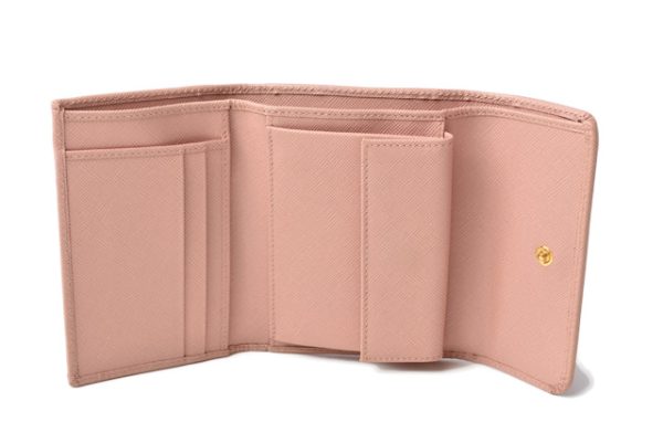 m211210 50 p 5 Prada Wallet TrifSaffiano Metal Orchidea Pink