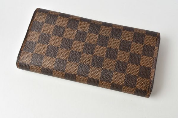 m2201 22 lv 2 Louis Vuitton Porte Tresor Wallet TrifDamier Brown