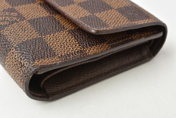 m2201 22 lv 4 Louis Vuitton Long Wallet Porte Tresor Damier