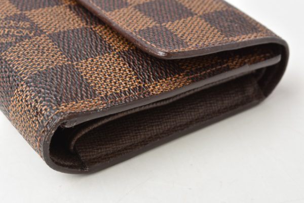 m2201 22 lv 4 Louis Vuitton Porte Tresor Wallet TrifDamier Brown