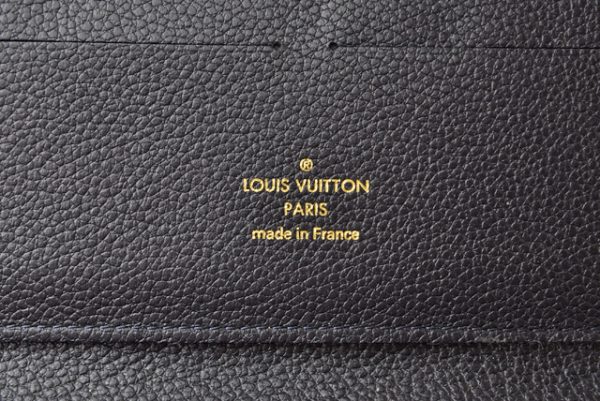 m2201 23 lv 6 Louis Vuitton Long Wallet Zippy Wallet Empreinte Blue