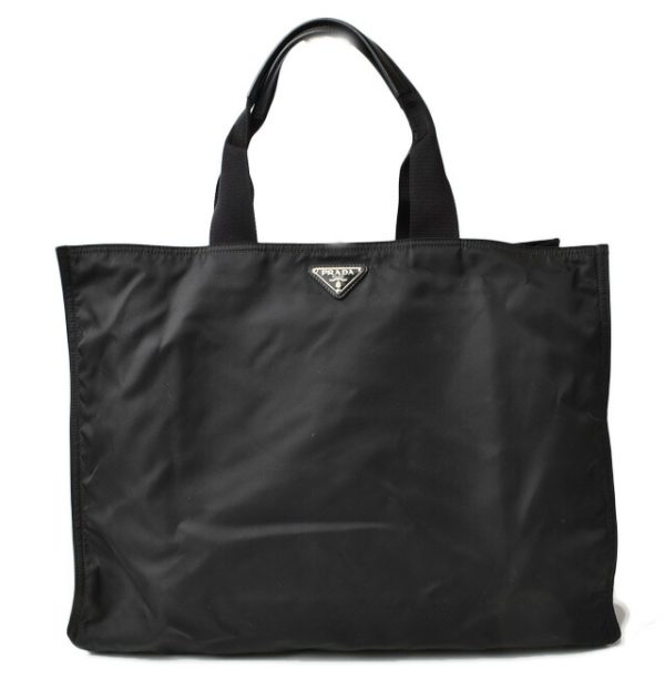 m2201 28 p 1 Prada Tote Bag A4 Bag Nylon Nero