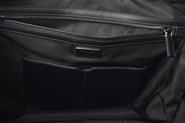 m2201 28 p 9 Prada Tote Bag A4 Bag Nylon Nero