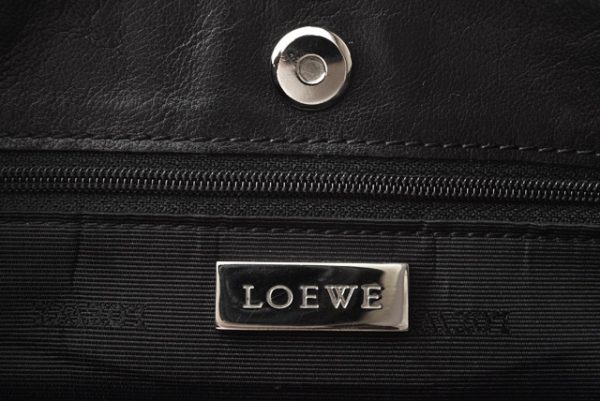 m2201 30 lo 8 Loewe Shoulder Bag Calfskin Black