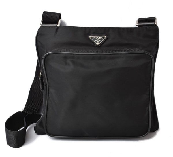 m2201 40 p 1 Prada Shoulder Bag Tessuto Black