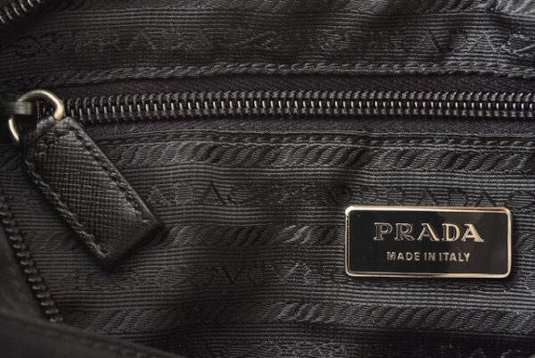 m2201 40 p 11 Prada Shoulder Bag Tessuto Black