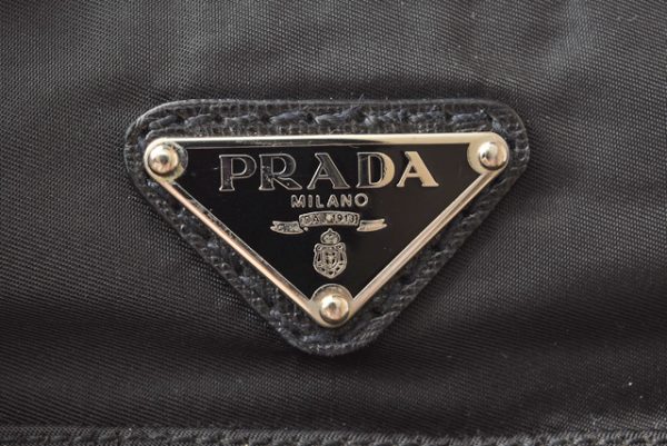 m2201 40 p 5 Prada Shoulder Bag Tessuto Black