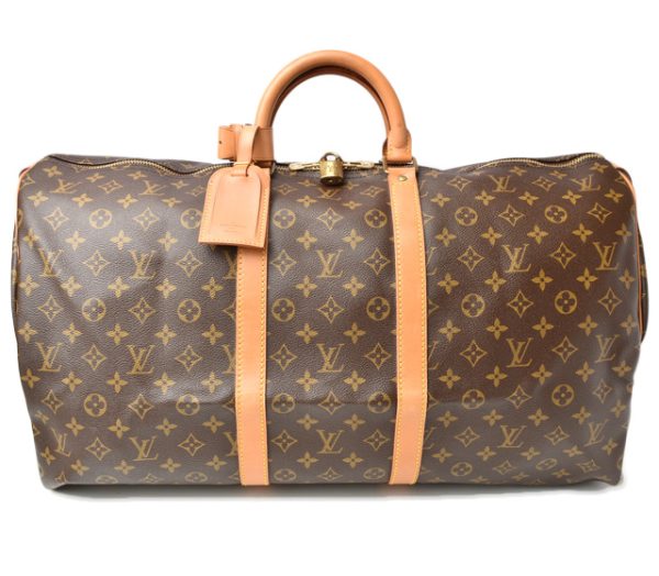 m2201 53 lv 1 Louis Vuitton Keepall 55 Monogram Bag