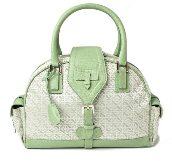 m2203 01 lo 1 Loewe Anagram Mini Bag Green