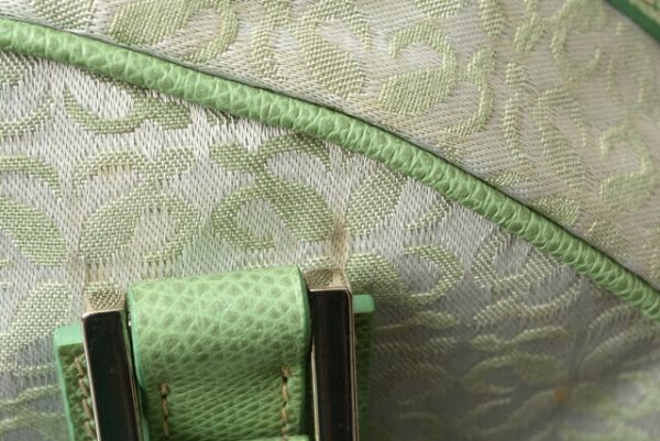 m2203 01 lo 13 Loewe Anagram Mini Bag Green