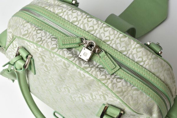 m2203 01 lo 14 Loewe Anagram Mini Bag Green