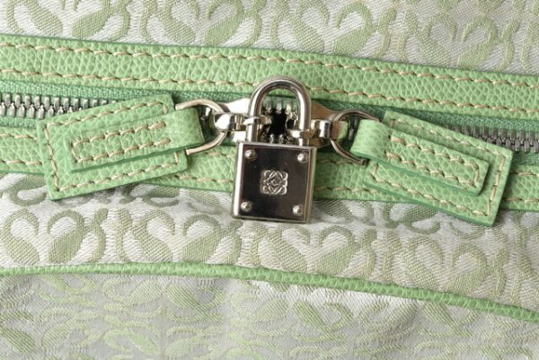 m2203 01 lo 15 Loewe Anagram Mini Bag Green