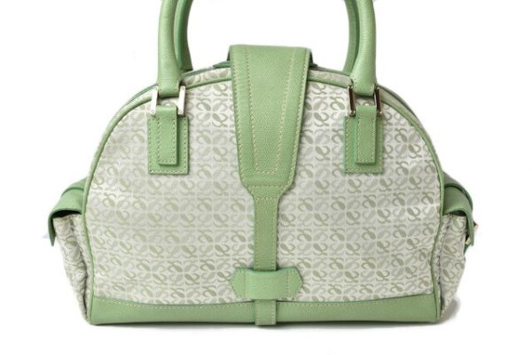 m2203 01 lo 3 Loewe Anagram Mini Bag Green