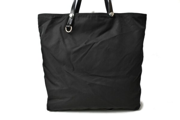 m2203 02 p 5 Prada Shopping Tote Bag Nylon Black