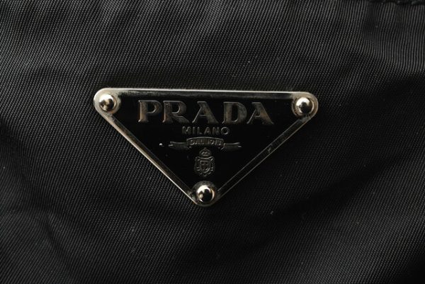 m2203 02 p 9 Prada Shopping Tote Bag Nylon Black