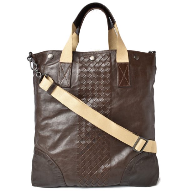 m2203 04 bv 1 Bottega Veneta Tote Bag Intrecciato Brown