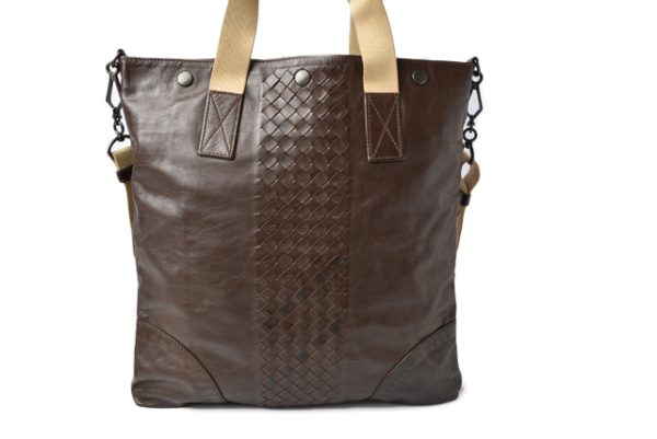 m2203 04 bv 3 Bottega Veneta Tote Bag Intrecciato Brown