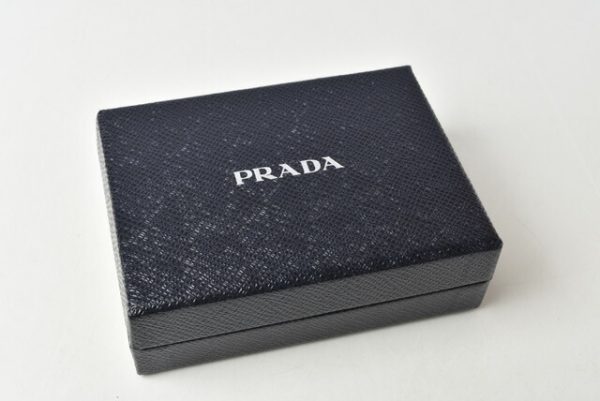 m2203 05 p 8 Prada Mini Wallet Folding Saffiano Black