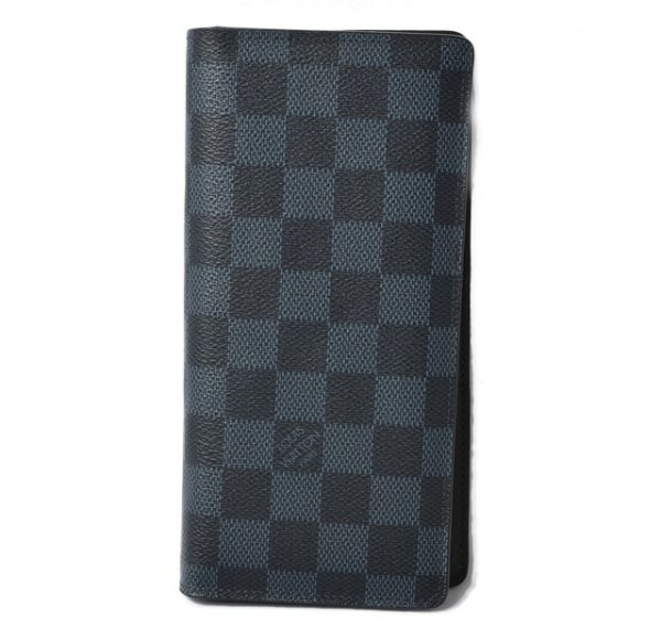 m2203 28 lv 1 Louis Vuitton Brother Wallet Long Damier Cobalt