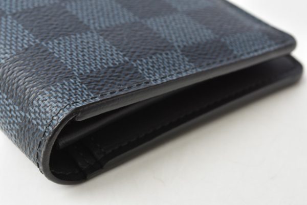 m2203 28 lv 11 Louis Vuitton Brother Wallet Long Damier Cobalt