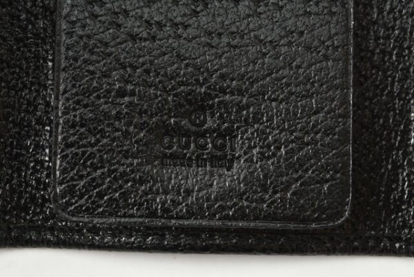 m2203 41 g 5 Gucci Key Case GG Black