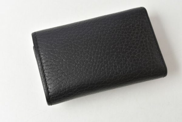 m2203 43 g 8 Gucci Key Case Petit Marmont Black