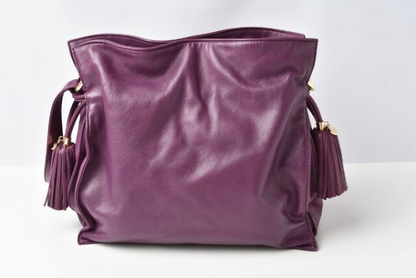 m2204 09 lo 13 Loewe Shoulder Bag Lambskin Purple