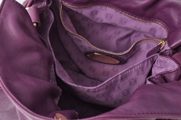 m2204 09 lo 5 Loewe Drawstring Shoulder Bag Lambskin Purple