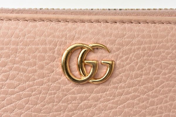 m2204 14 g 3 Gucci Long Wallet Petit Marmont Pink Beige