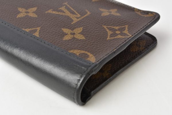 m2204 17 lv 4 Louis Vuitton Tanon Wallet Long Monogram Macassar