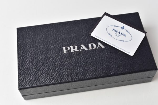 m2204 21 p 10 Prada Long Wallet Saffiano Metal Black