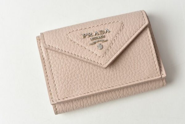 m2204 24 p 2 Prada Mini Wallet Folding Daino Beige