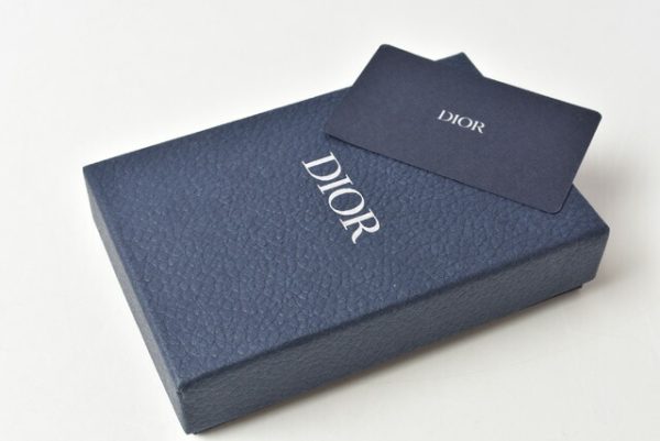 m2204 32 cd 7 Dior Oblique Card Case Blue