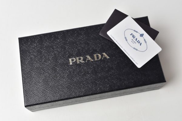 m2204 34 p 10 Prada Long Wallet Tessuto Camouflage Black