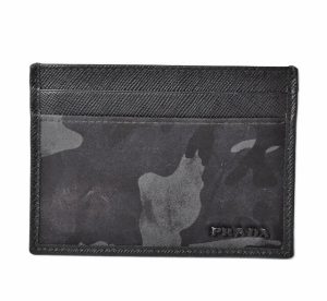 m2204 35 p 1 Prada Long Wallet Pass Case Saffiano Blue