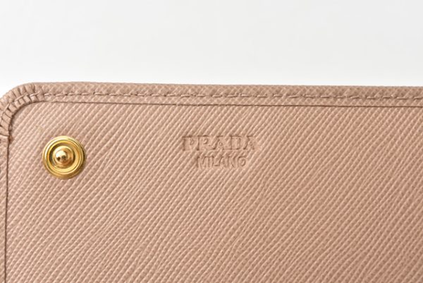 m2204 40 p 8 Prada Long Wallet Saffiano Fiocco Cammelo