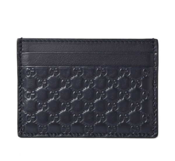 m2204 41 g 1 Gucci Card Case Micro Guccisima Midnight Blue