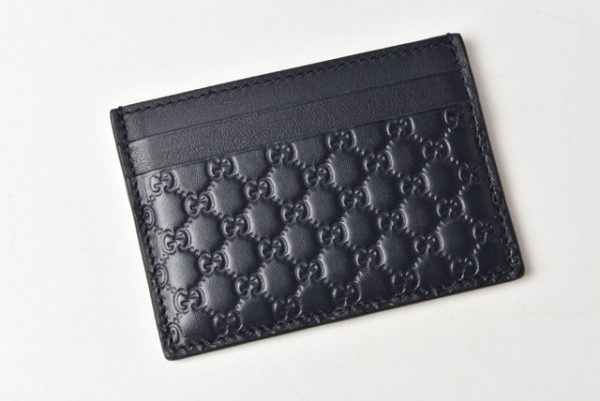 m2204 41 g 4 Gucci Card Case Micro Guccisima Midnight Blue