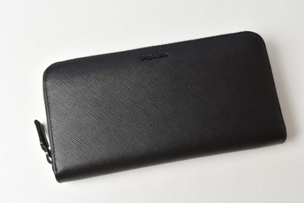 m2204 44 p 2 Prada Long Wallet Saffiano Black