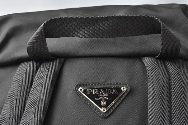 m2204 49 p 7 Prada Backpack Day Bag Nylon Black