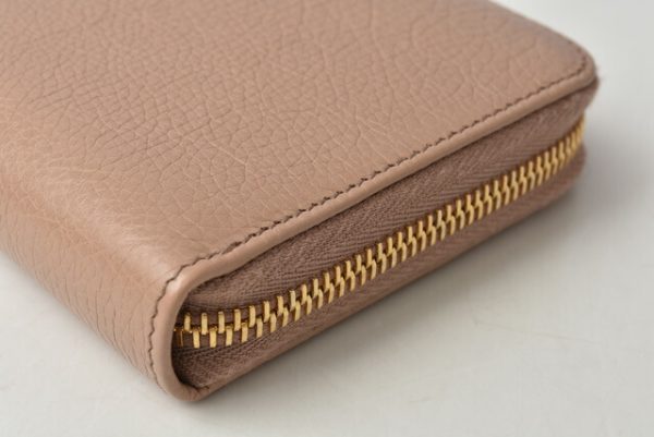 m2204 60 p 5 Prada Long Wallet Saffiano Triang Beige