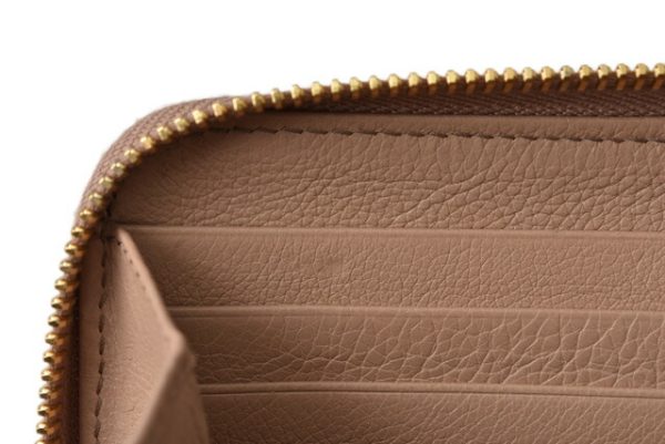 m2204 60 p 9 Prada Long Wallet Saffiano Triang Beige